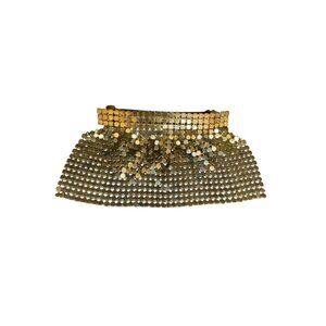 Vintage Gold Mesh Barrette (A7865)